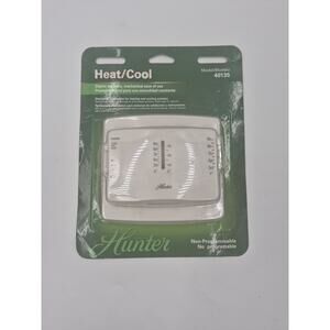 Hunter Electronic Thermostat For Heating and Cooling Systems Model 40135 New